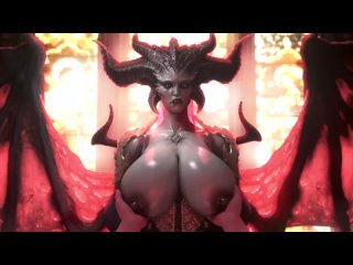 lilith - big tits; big boobs; big breasts; 3d sex porno hentai; (by @almightypatty) [diablo]